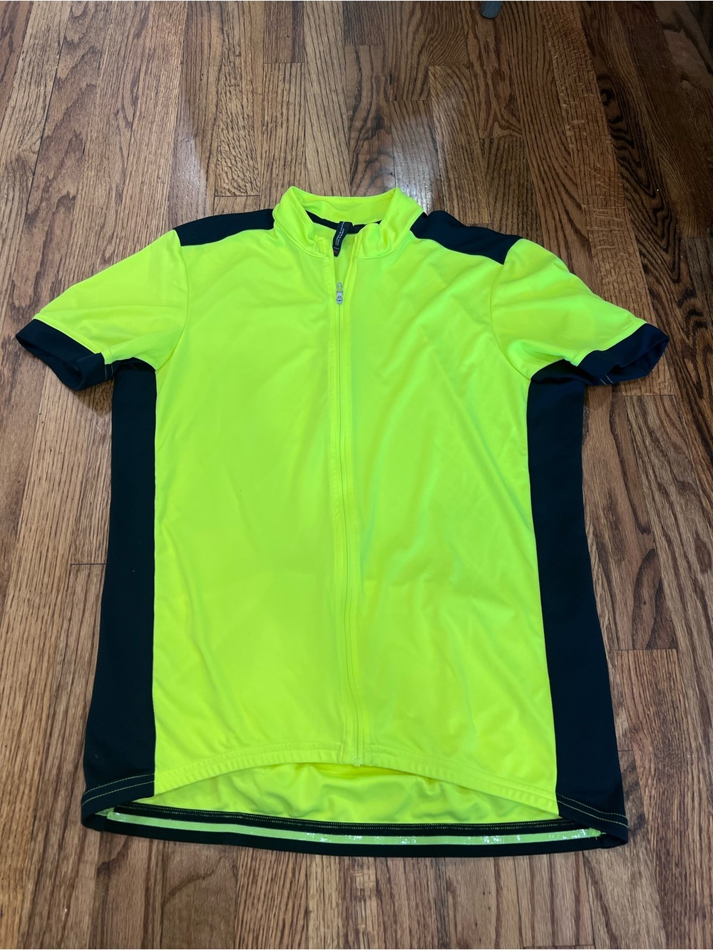 Specialized Men’s Cycling Jersey Bike Shirt Zip 3 Pocket Neon Green Size XL